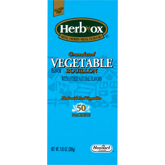 Instant Broth Herb-Ox® Vegetable Flavor Liquid 7.5 oz. Individual Packet