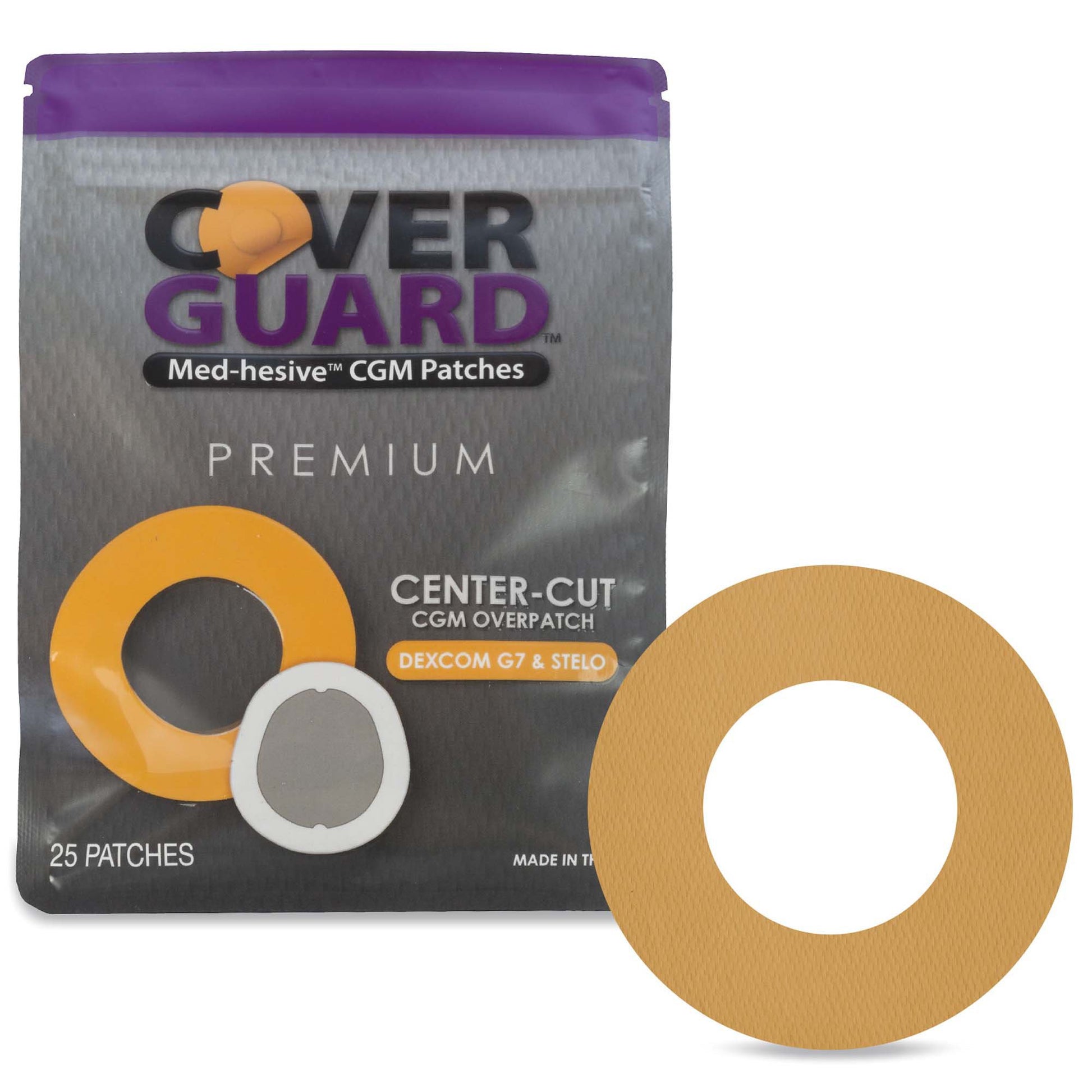 Sensor Overpatch CoverGuard Tan For Dexcom G7 Sensor