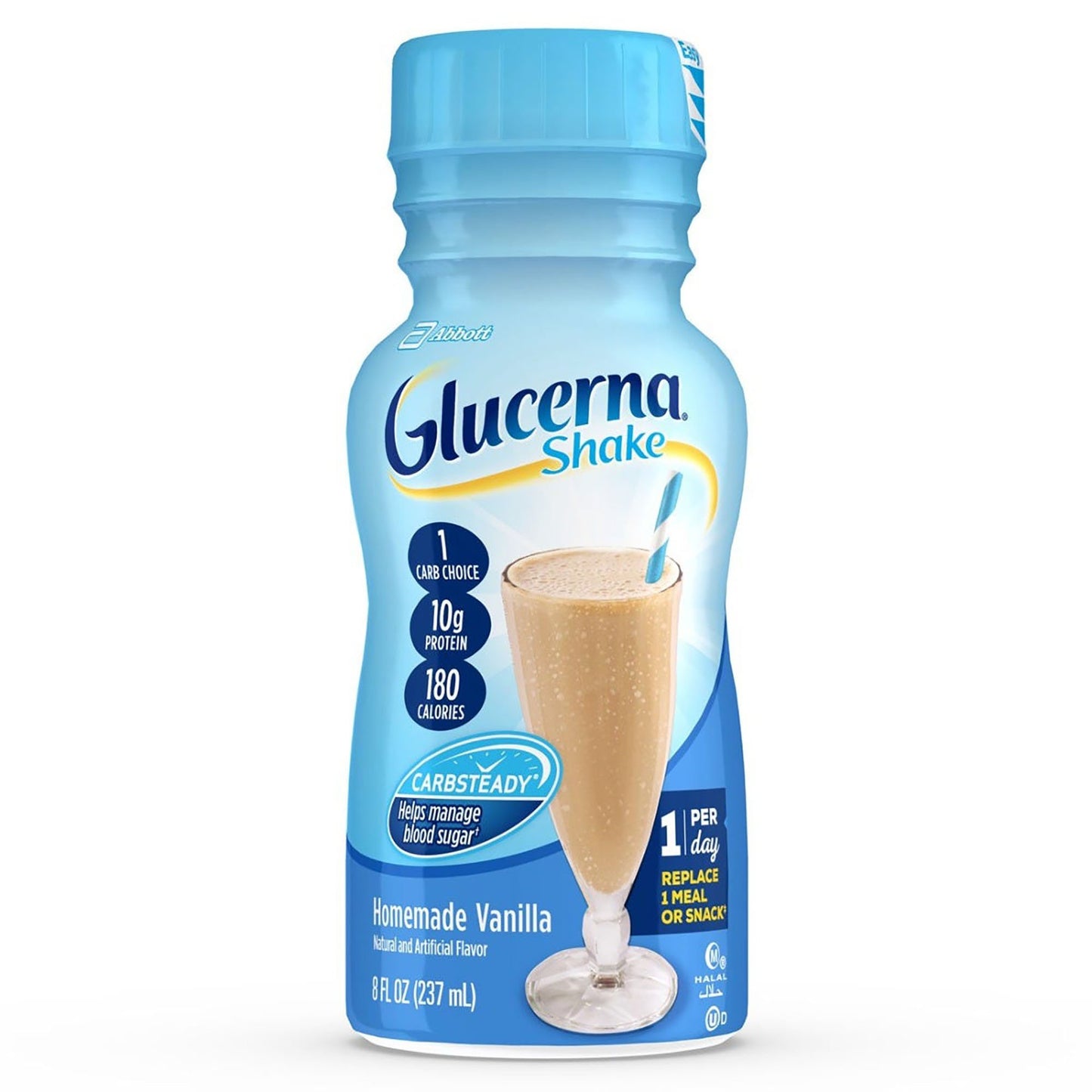 Oral Supplement Glucerna® Original Shake Vanilla Flavor Liquid 8 oz. Bottle