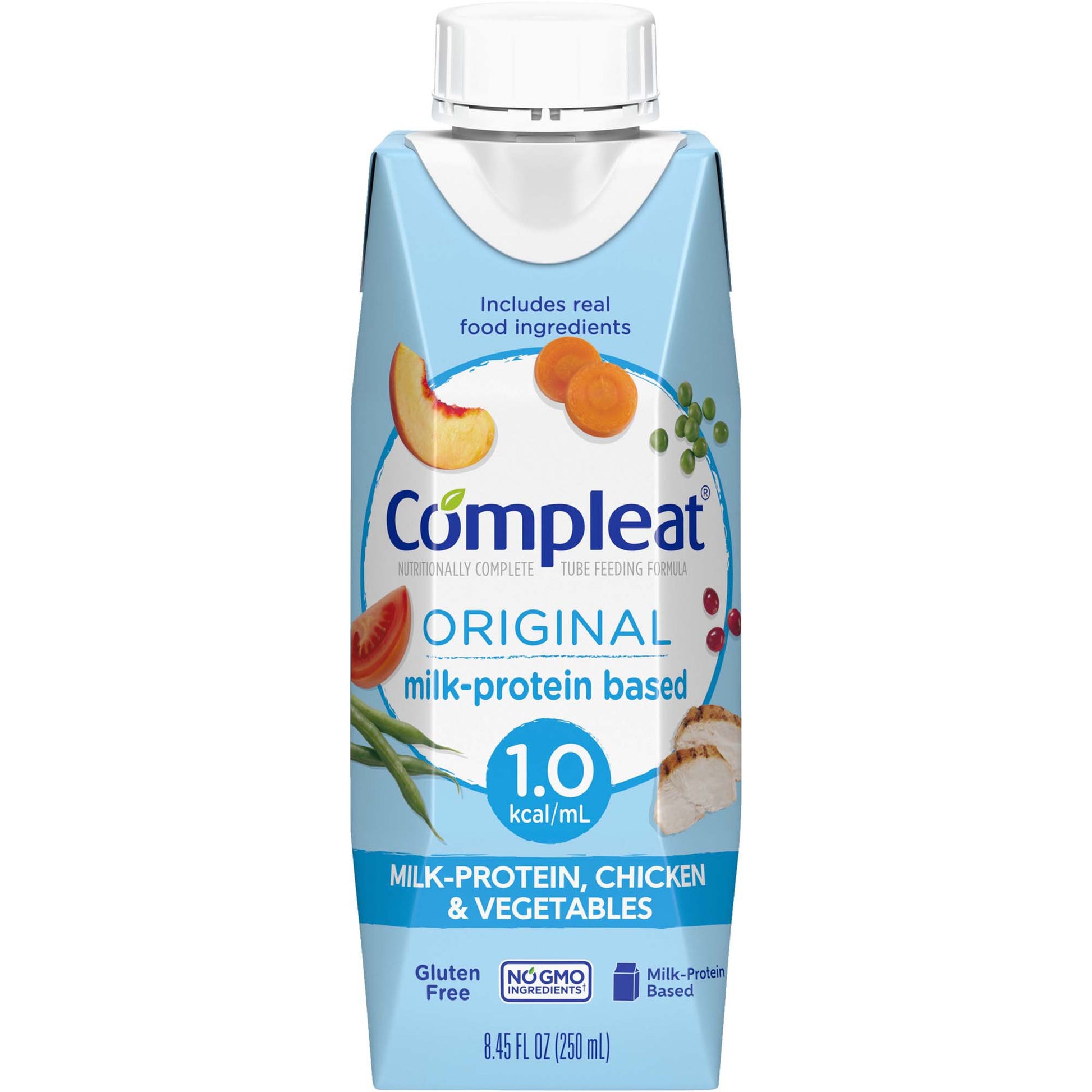 Tube Feeding Formula Compleat® Original Unflavored Liquid 8.45 oz. Reclosable Carton