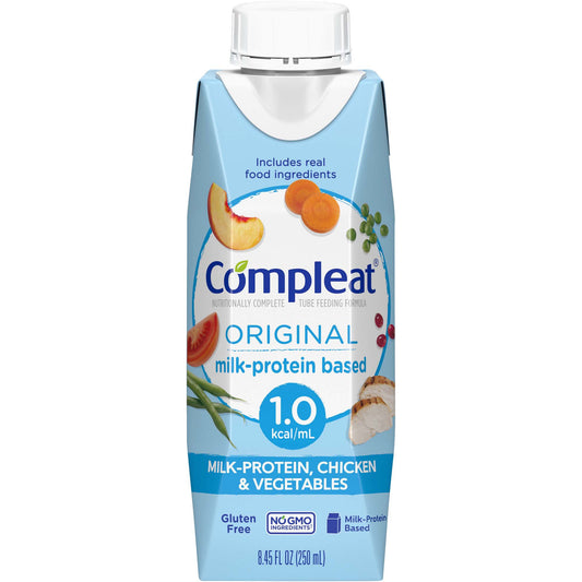 Tube Feeding Formula Compleat® Original Unflavored Liquid 8.45 oz. Reclosable Carton
