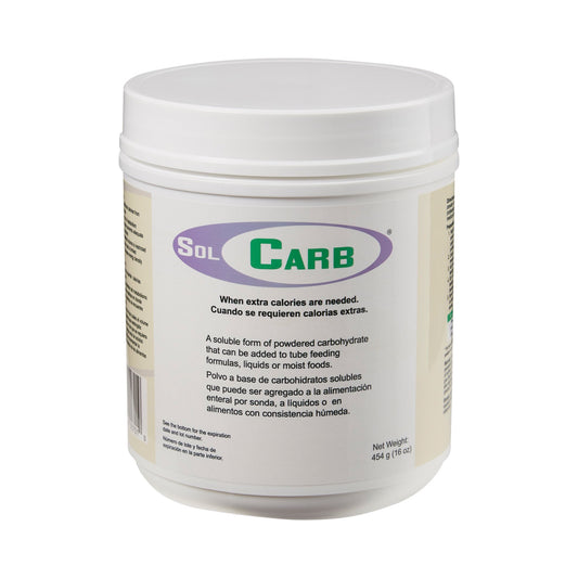 Oral Supplement SolCarb® Unflavored Powder 16 oz. Jar