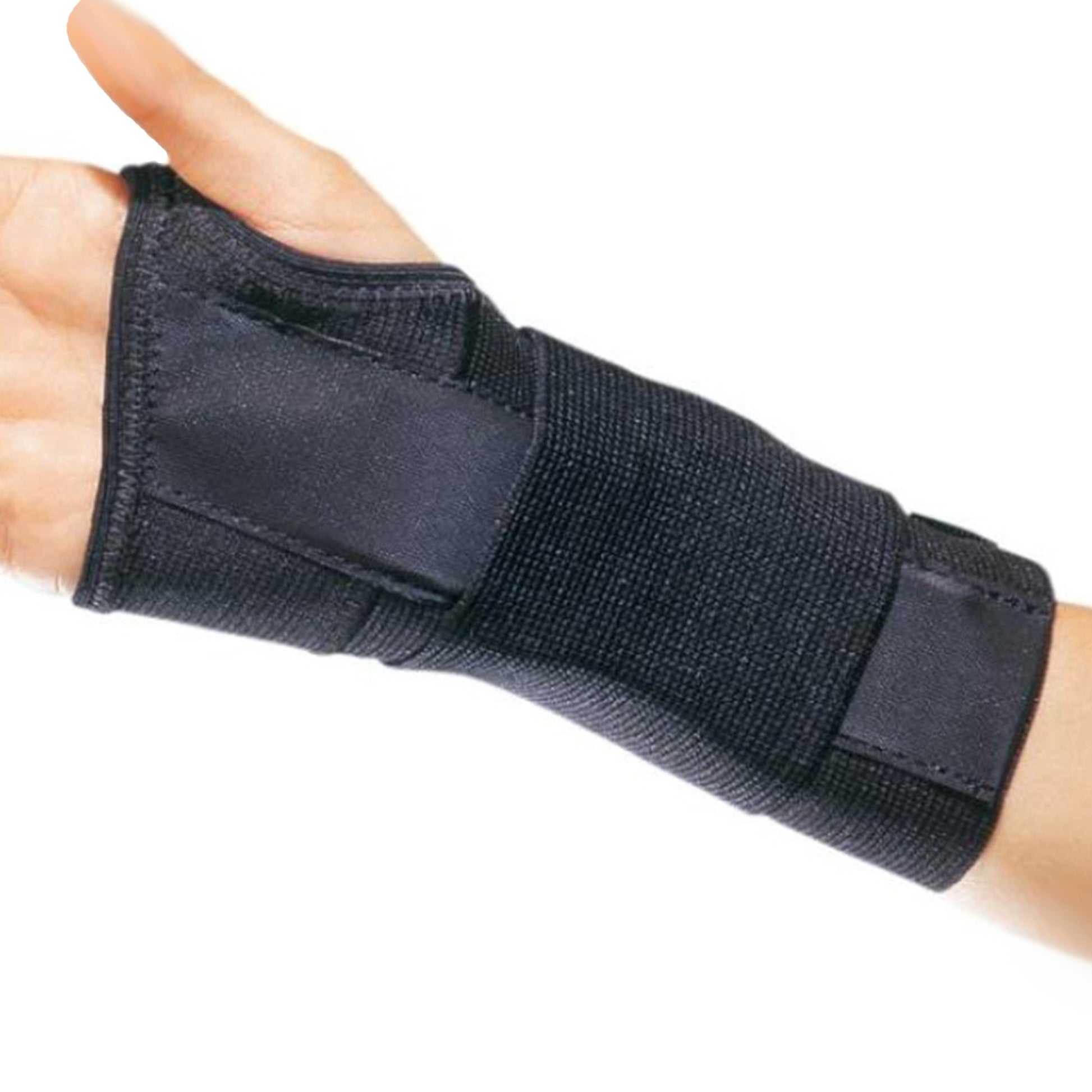 Wrist Brace ProCare® CTS Contoured Aluminum / Cotton / Elastic Right Hand Black X-Large