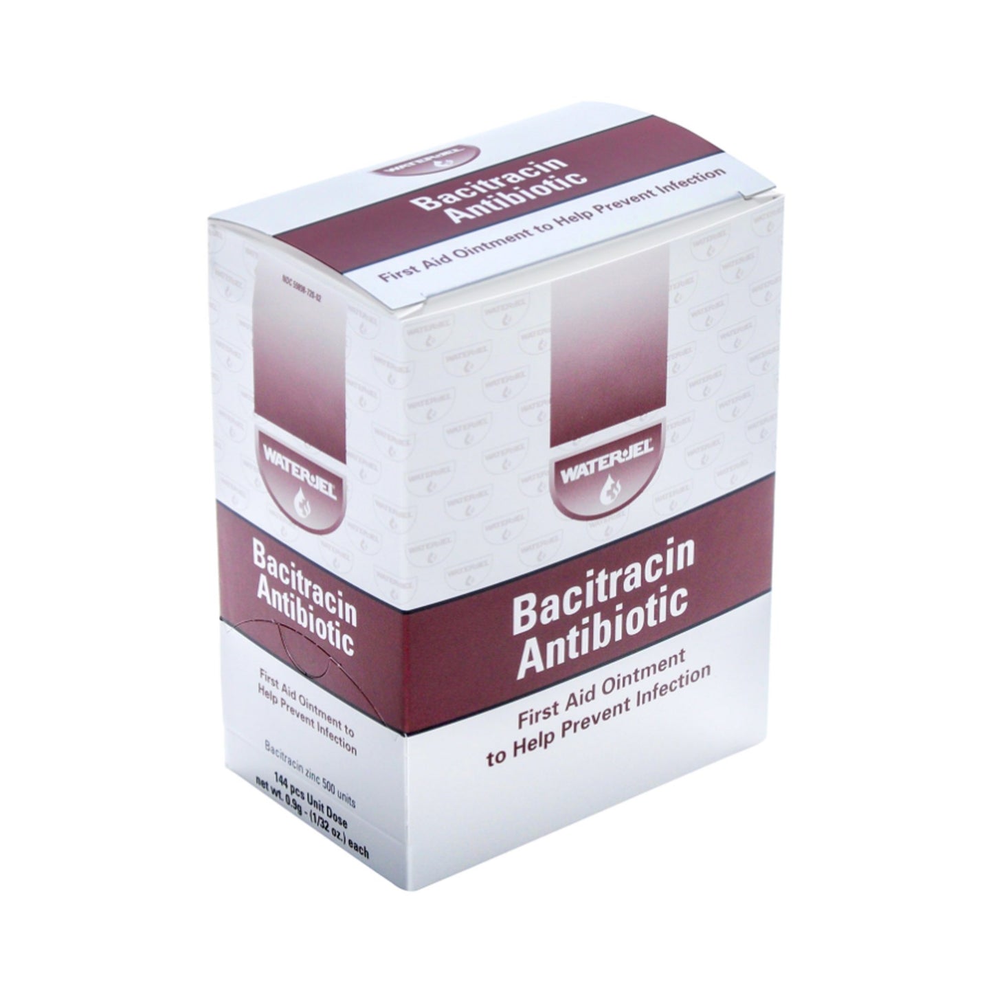 First Aid Antibiotic Bacitracin Zinc Water Jel® Ointment 0.9 Gram Individual Packet