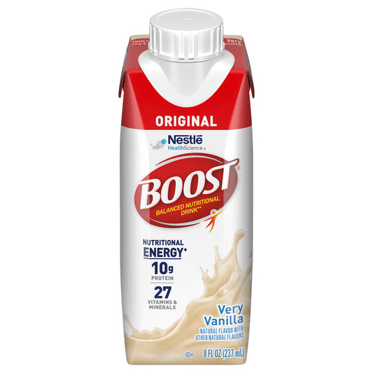 Oral Supplement Boost® Original Very Vanilla Flavor Liquid 8 oz. Bottle