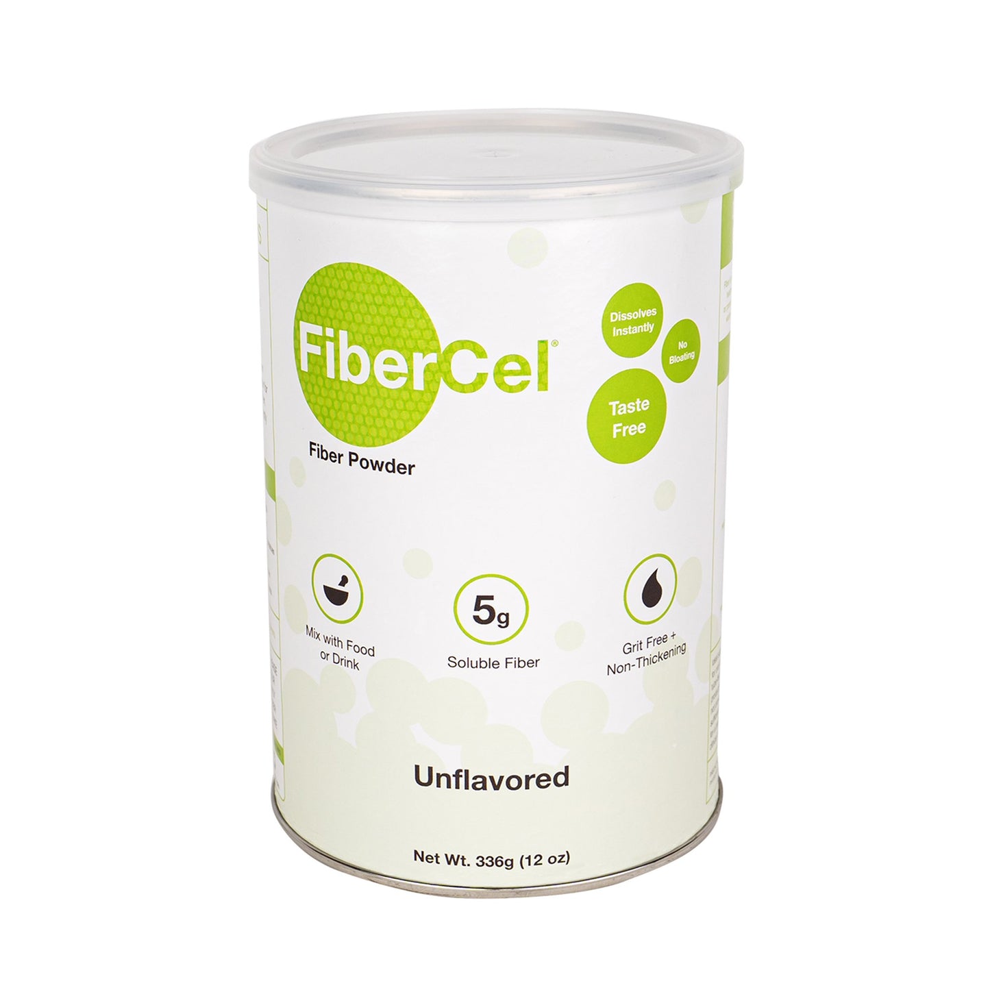Oral Supplement FiberCel® Unflavored Powder 12 oz. Can