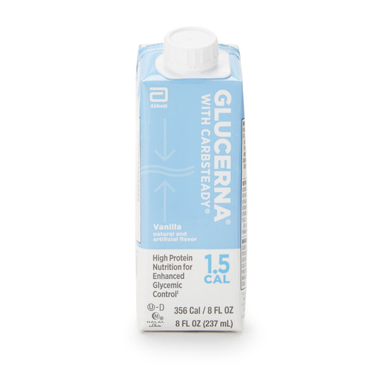 Oral Supplement Glucerna® 1.5 Cal Vanilla Flavor Liquid 8 oz. Reclosable Carton