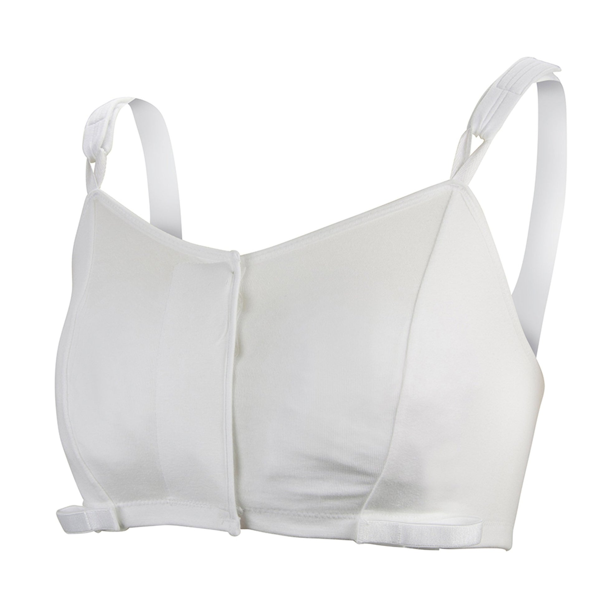 Post-Surgical Bra McKesson 42 to 44 Inch Chest 2X-Large White Front Hook and Loop Closure Drain Holders