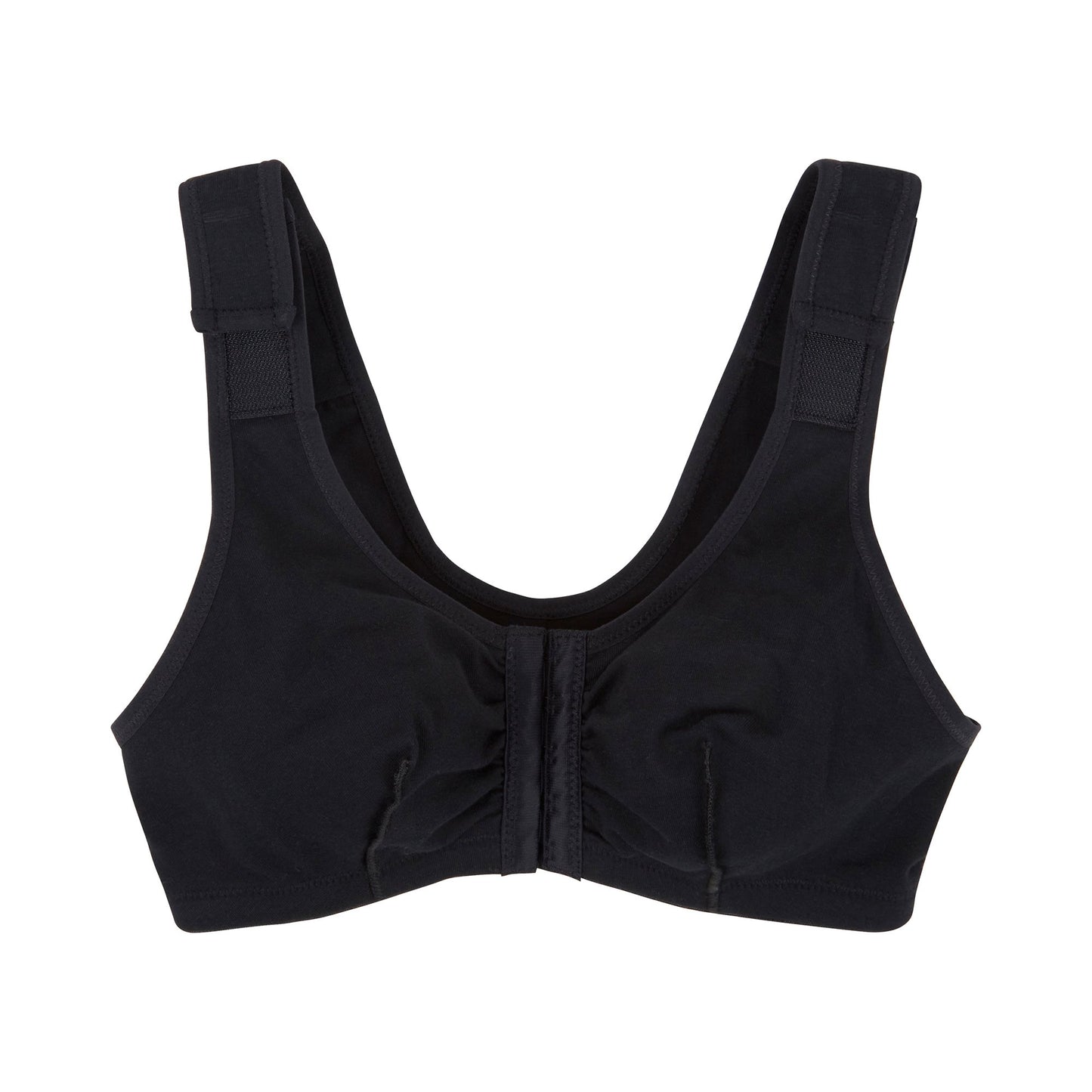 Post-Surgical Bra McKesson 32 Inch Chest Black Front Hook and Eye Closure Hook and Loop Shoulder Strap
