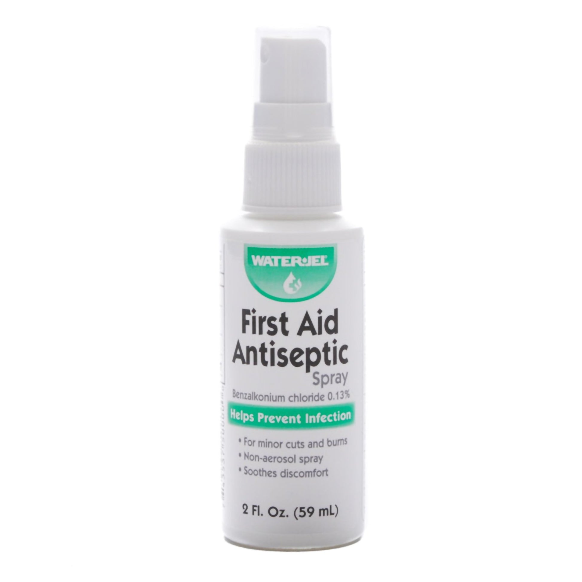 Antiseptic BZK (Benzalkonium Chloride) Water Jel® Topical Liquid 2 oz. Spray Bottle