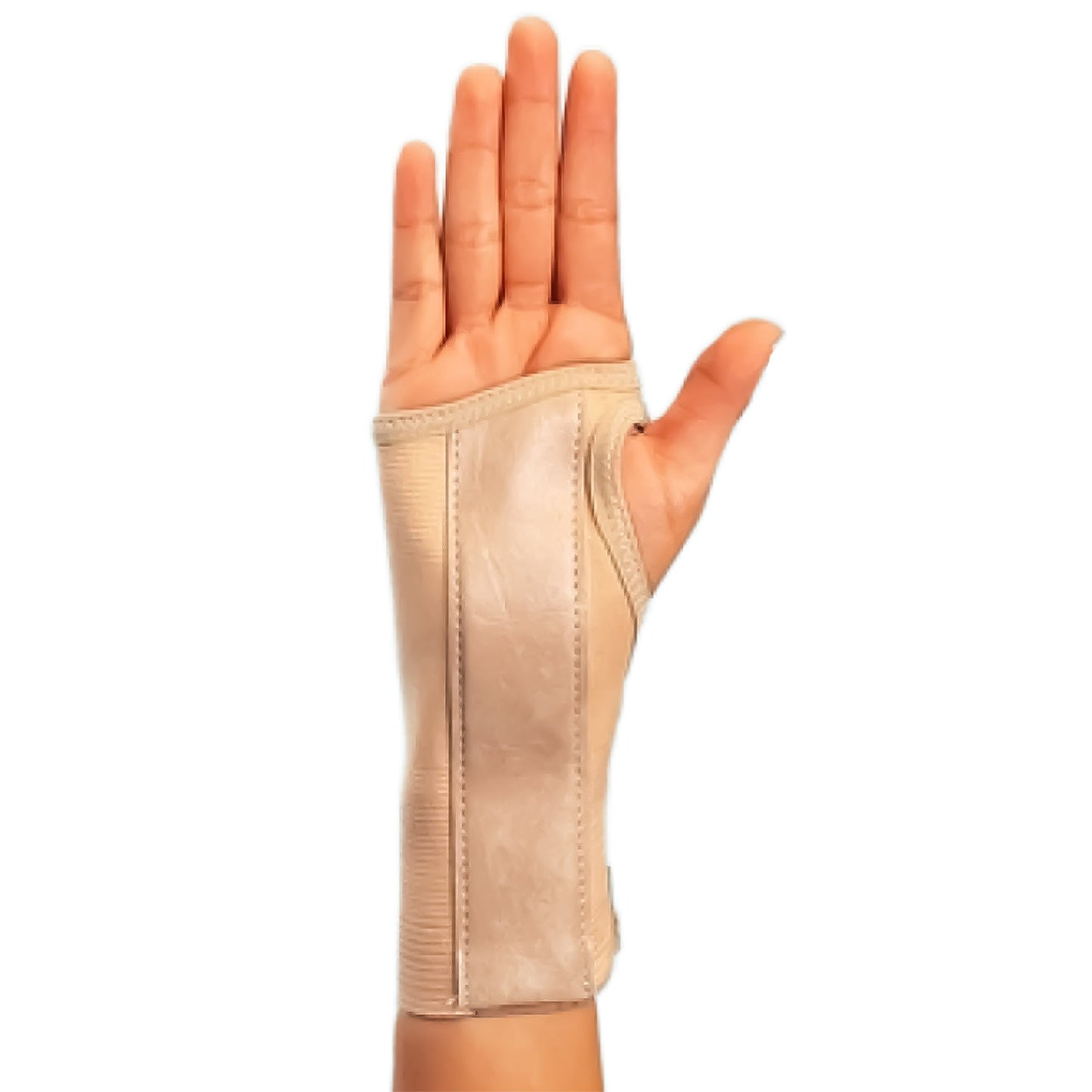 Wrist Brace ProCare® Low Profile / Contoured / Wraparound Aluminum / Cotton / Elastic Right Hand Beige Medium