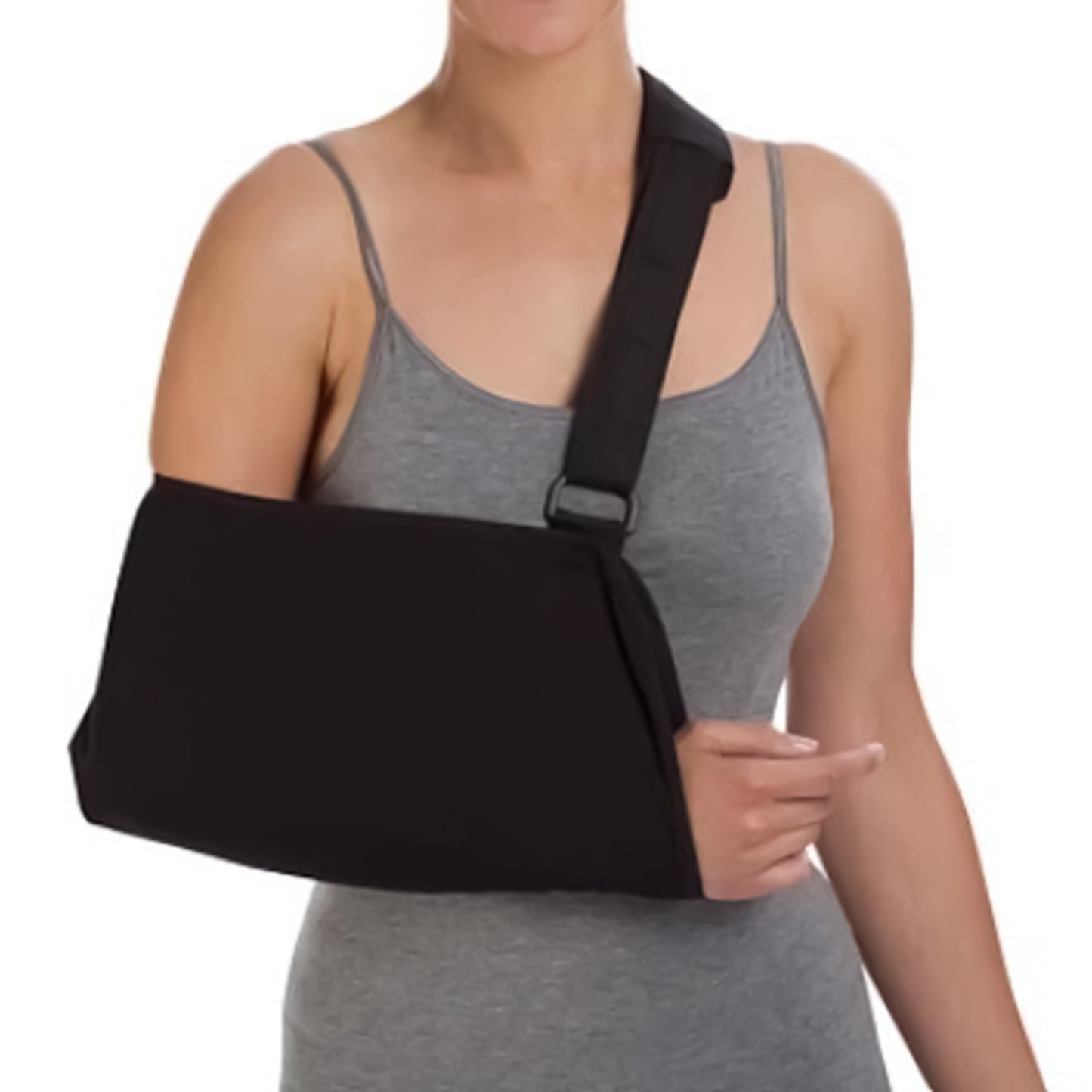 Arm Sling with Shoulder Pad Procare® Deluxe D-Ring / Hook and Loop Strap Closure X-Small