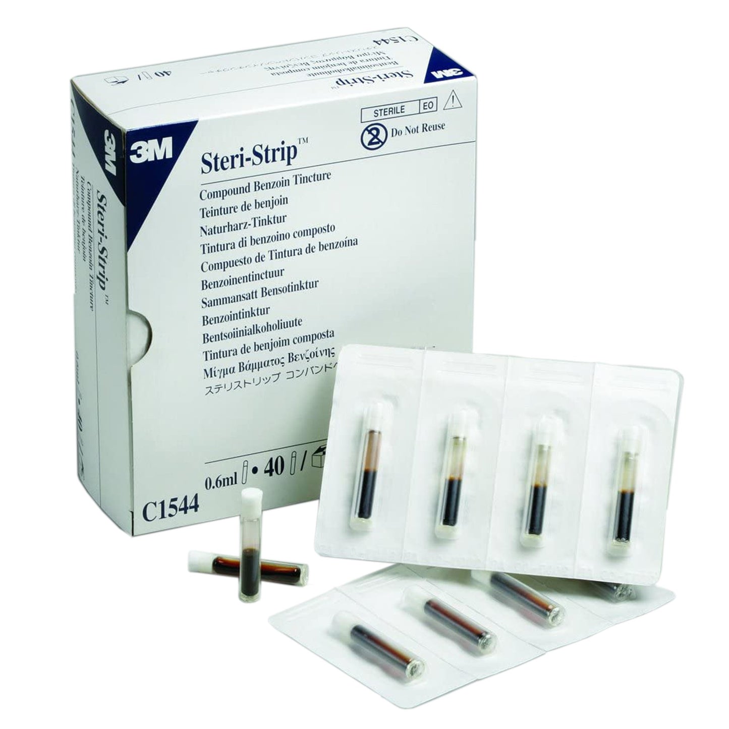 Antiseptic Benzoin Tincture 3M™ Steri-Strip™ Topical Liquid 0.667 mL Ampule