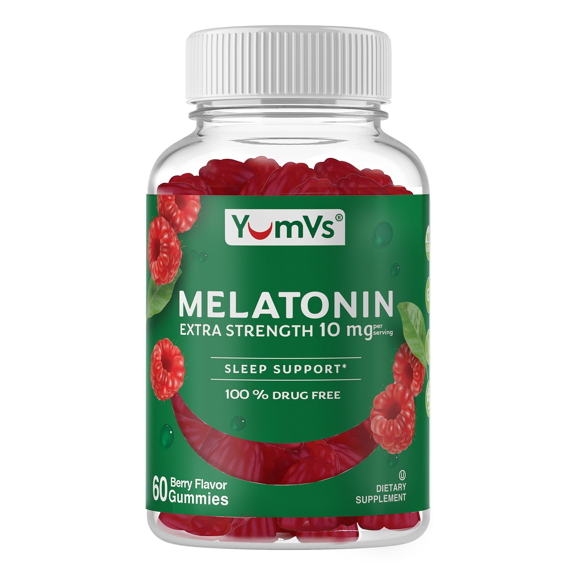 Natural Sleep Aid YumVs® 60 per Bottle Gummy 10 mg Strength