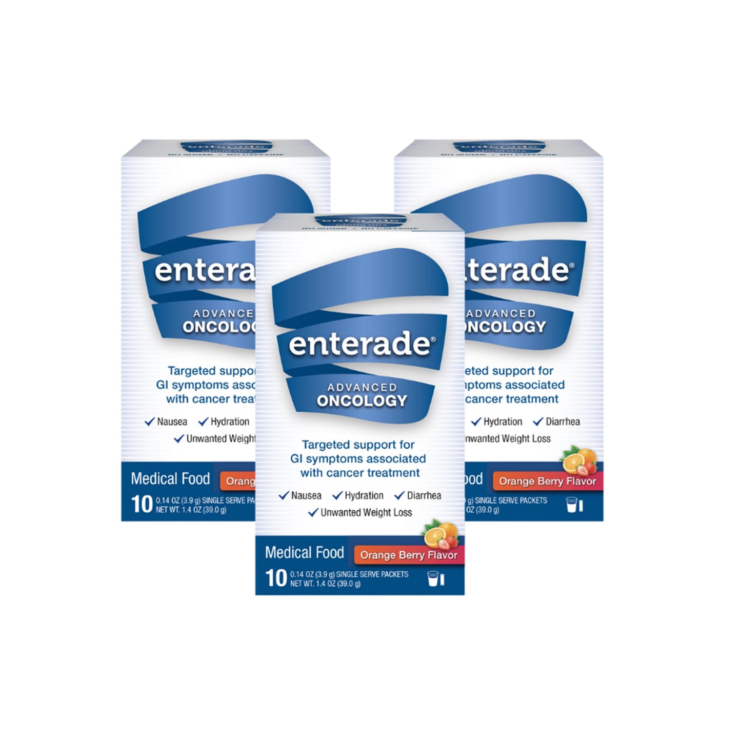 Oral Supplement enterade® Advanced Oncology Orange Berry Powder 0.13 oz. Individual Packet