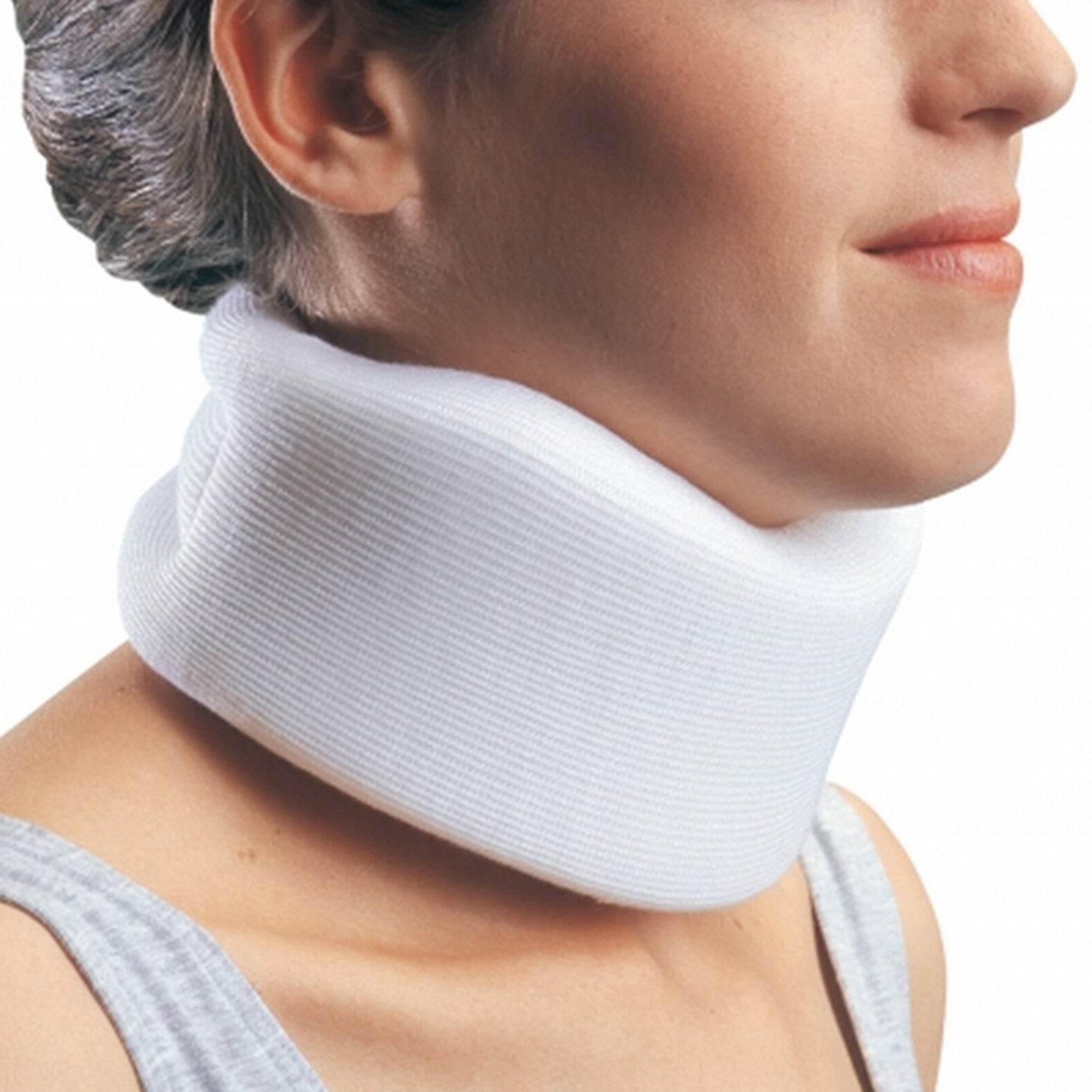Cervical Collar ProCare® Universal Contoured / Medium Density Adult One Size Fits Most One-Piece 3 Inch Height 24 Inch Length 10-1/2 to 24 Inch Neck Circumference