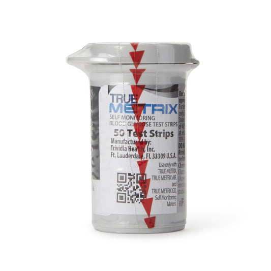 Blood Glucose Test Strips TRUE METRIX® 50 Strips per Pack For TRUE METRIX® Meters