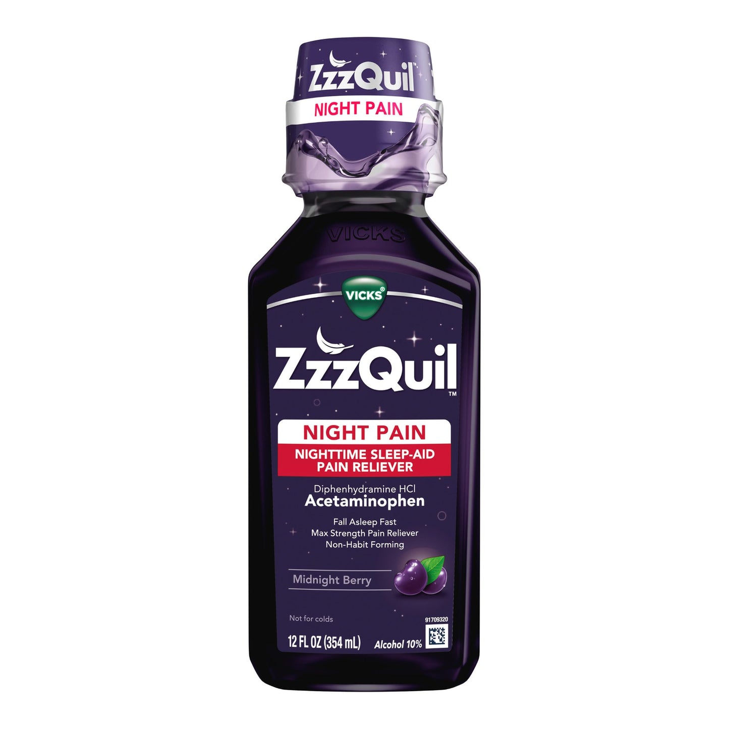 Sleep Aid Vicks® Night time 12 oz. Liquid