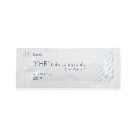Lubricating Jelly HR® One Shot® 5 Gram Individual Packet Sterile