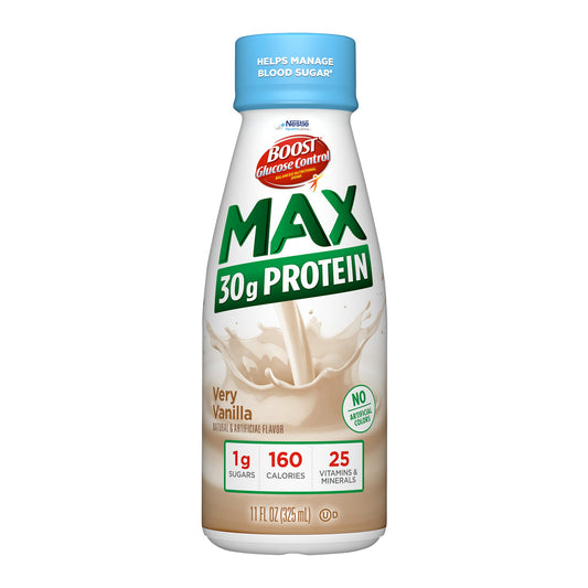 Oral Supplement Boost Glucose Control® Max Vanilla Flavor Liquid 11 oz. Bottle