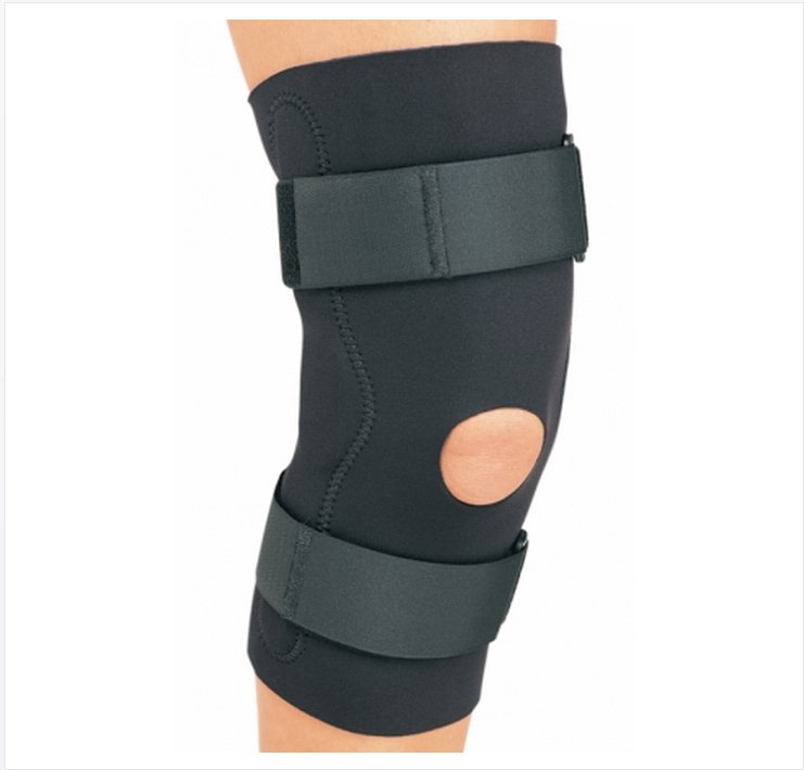 Knee Brace ProCare® Medium D-Ring / Hook and Loop Strap Closure 18 to 20-1/2 Inch Thigh Circumference Left or Right Knee