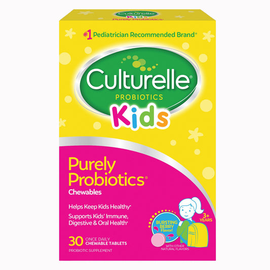 Pediatric Probiotic Dietary Supplement Culturelle® 30 per Box Chewable Tablet