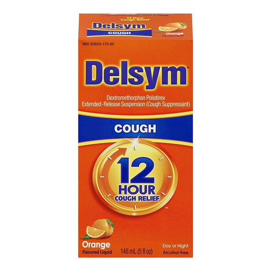 Cold and Cough Relief Delsym® 30 mg / 5 mL Strength Liquid 5 oz.