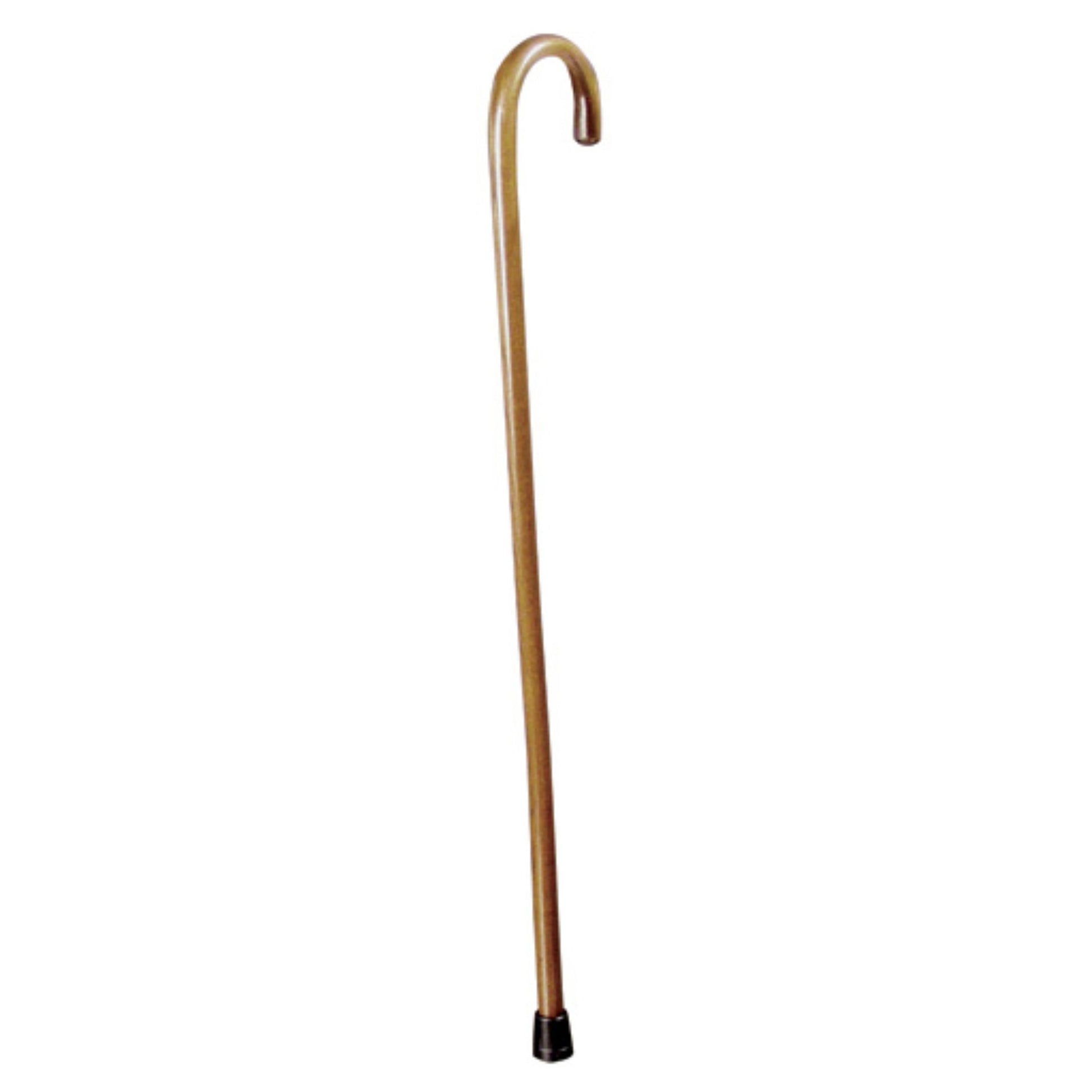 Round Handle Cane Lumex® Wood 36 Inch Height Walnut