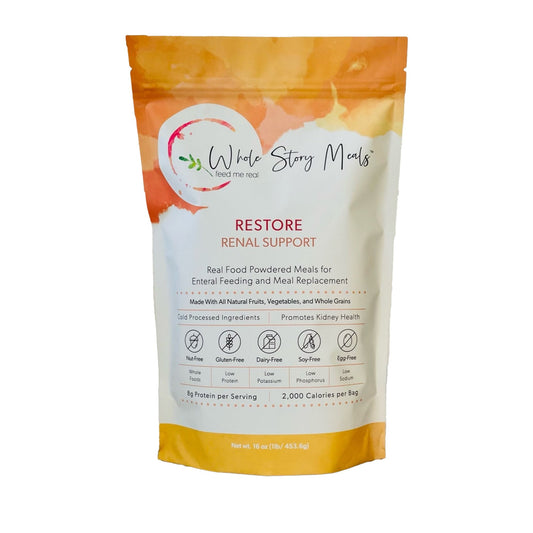 Oral Supplement Whole Story Meals Restore Renal Support Powder 16 oz.