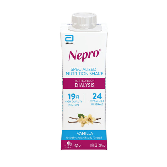 Oral Supplement Nepro® Vanilla Flavor Liquid 8 oz. Reclosable Carton