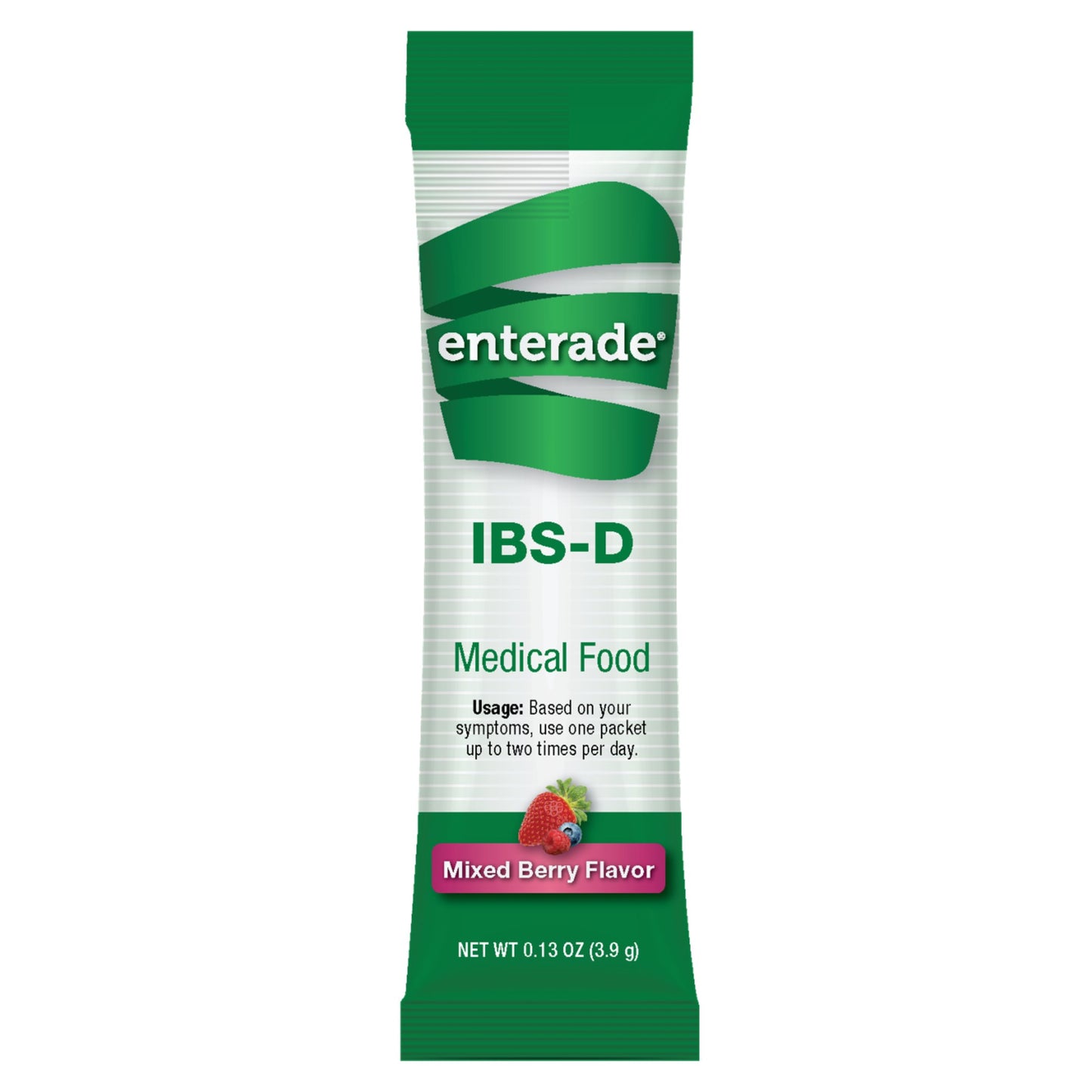 Oral Supplement enterade® IBS-D Mixed Berry Flavor Powder 0.14 oz. Individual Packet