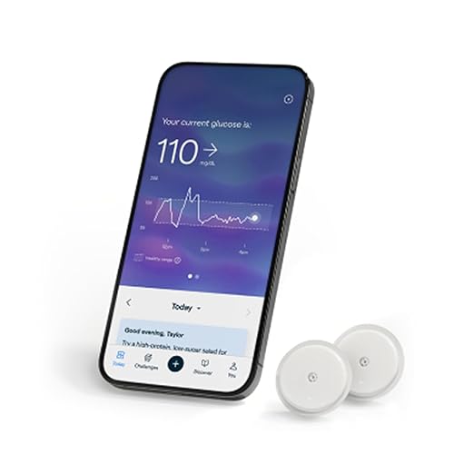Lingo Continuous Glucose Monitor (CGM) & App (Pack of 2)