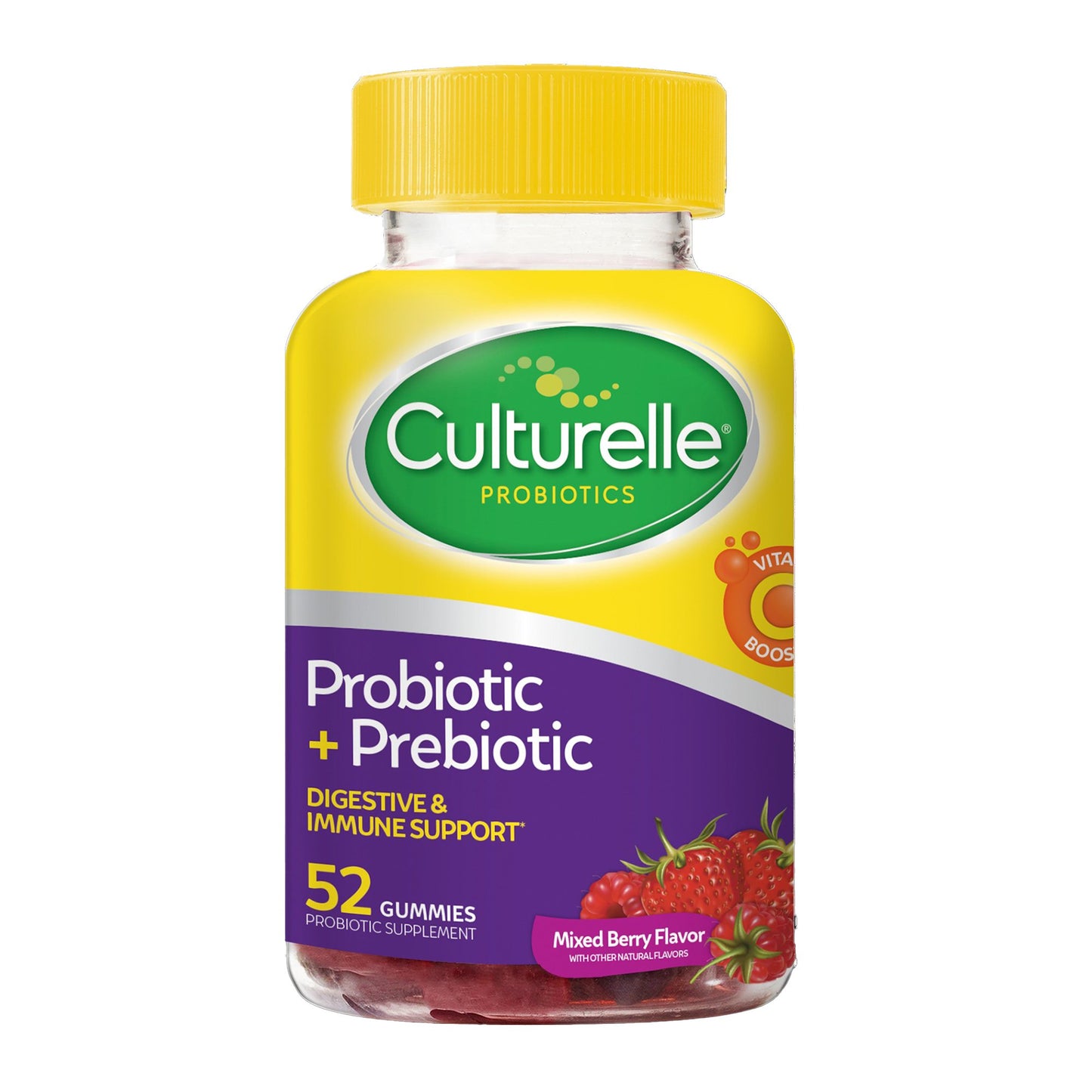 Prebiotic / Probiotic Dietary Supplement Culturelle® 52 per Bottle Gummy