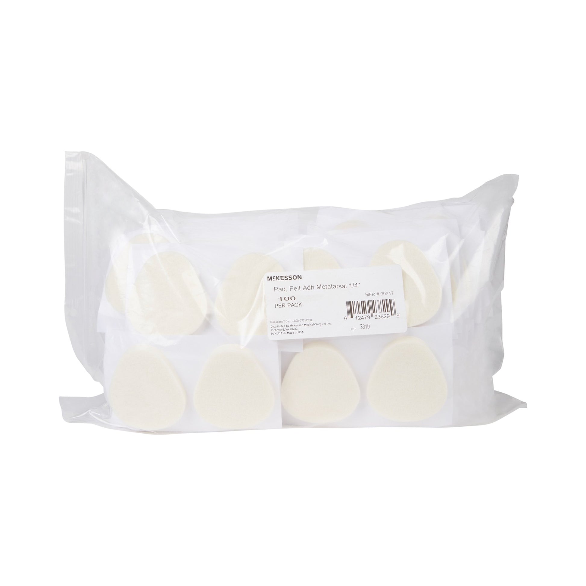 Protective Pad McKesson Size 106 Adhesive Backing Foot