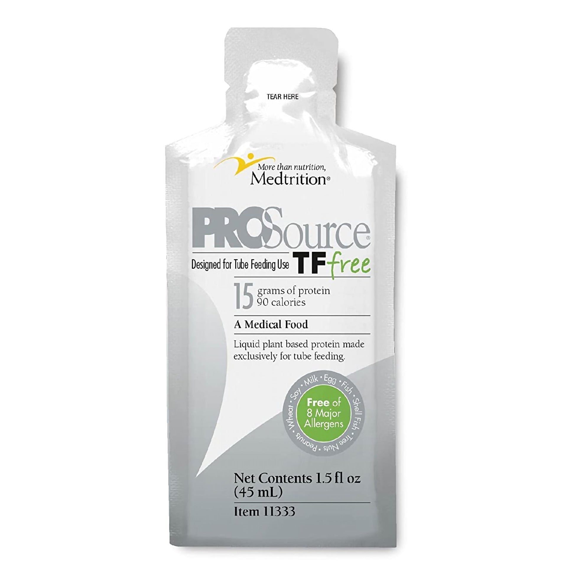 Tube Feeding Formula ProSource® TF Free Unflavored Liquid 1.5 oz. Pouch
