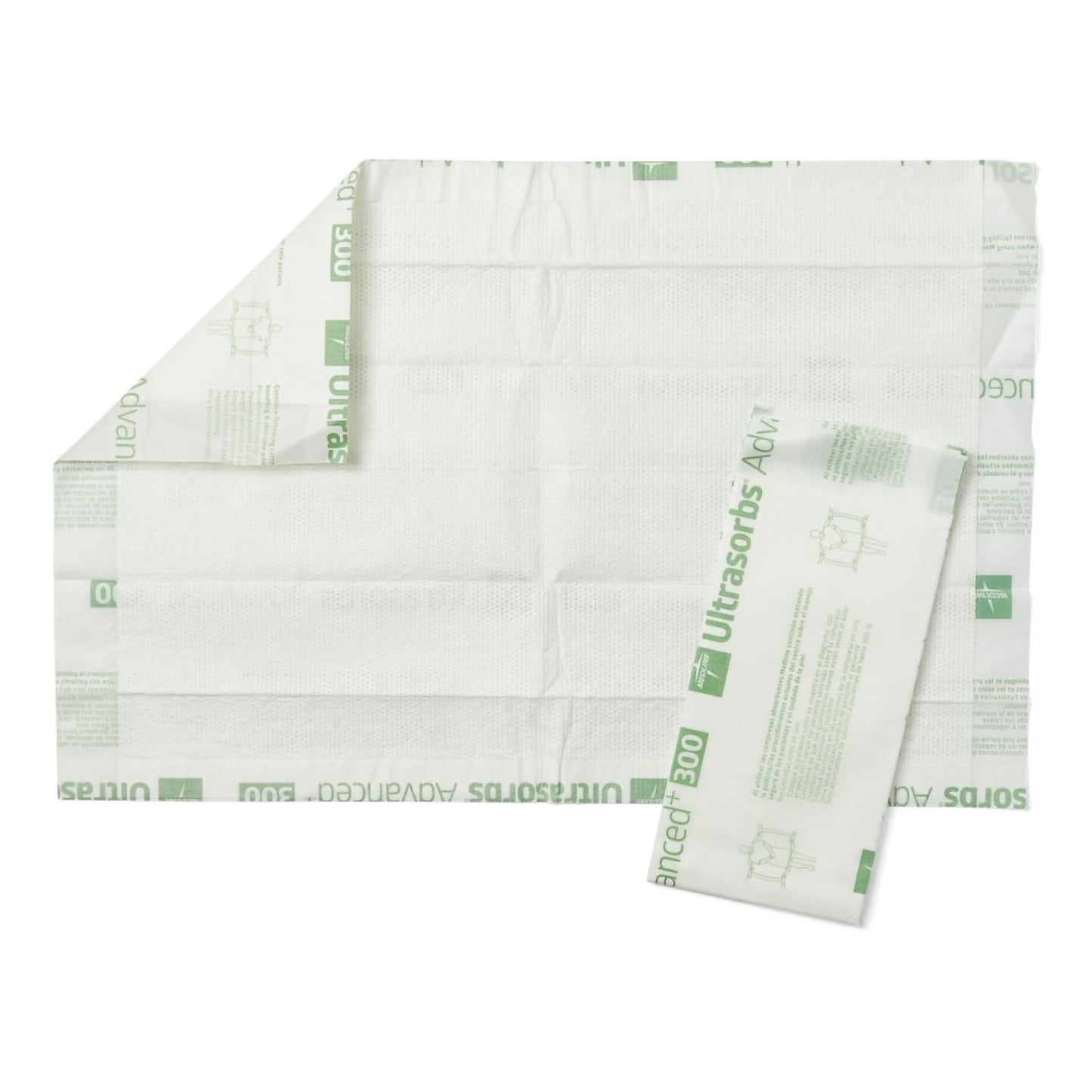 Disposable Underpad Ultrasorbs AP® Low Air Loss and Repositioning 23 X 36 Inch Polymer Heavy Absorbency