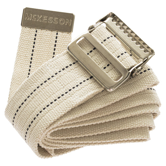 Gait Belt McKesson 60 Inch Length White Polyester