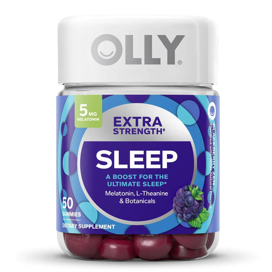 Sleep Aid OLLY® Extra Strength Sleep 50 per Bottle Gummy 5 mg - 100 mg Strength