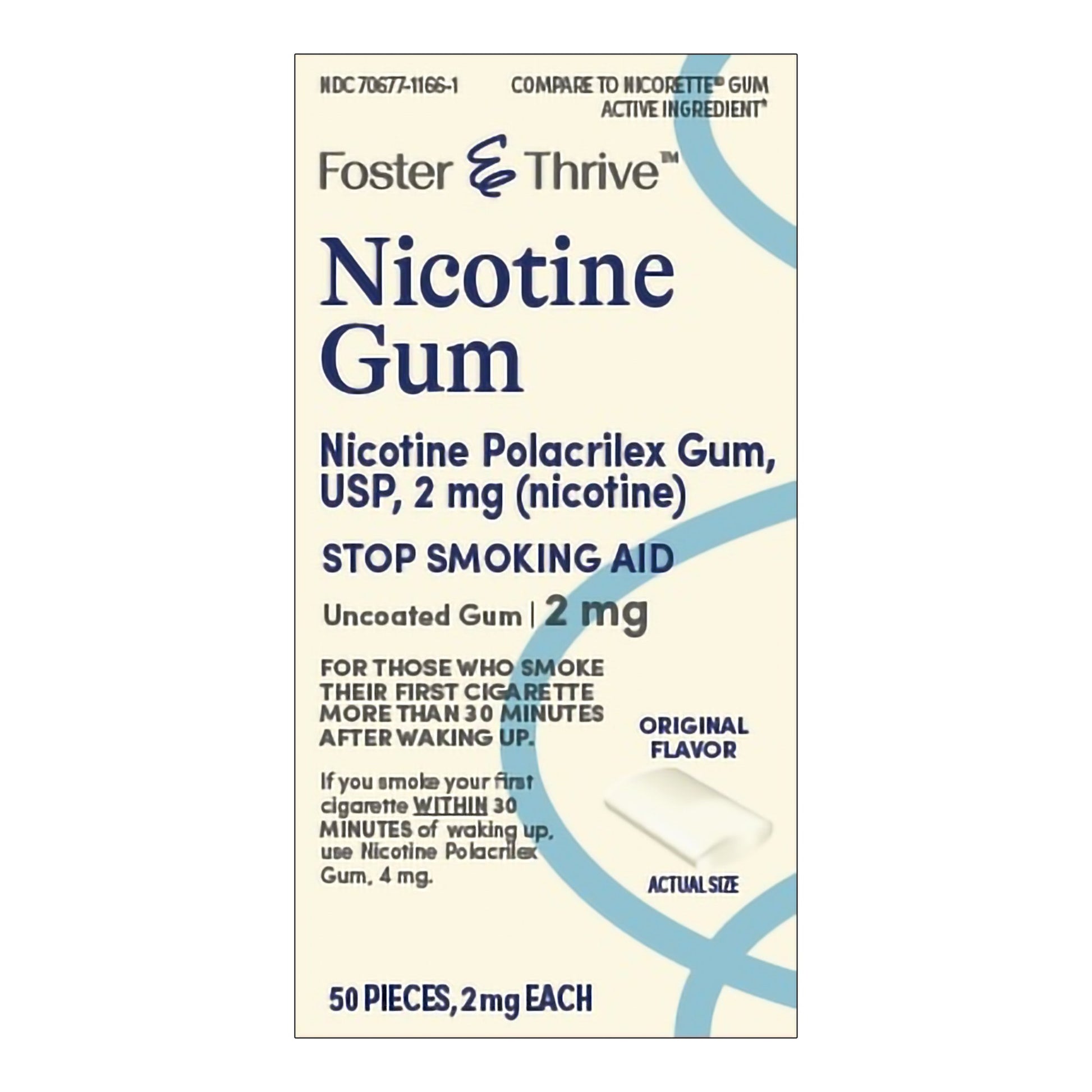 Stop Smoking Aid Foster & Thrive™ 2 mg Strength Gum