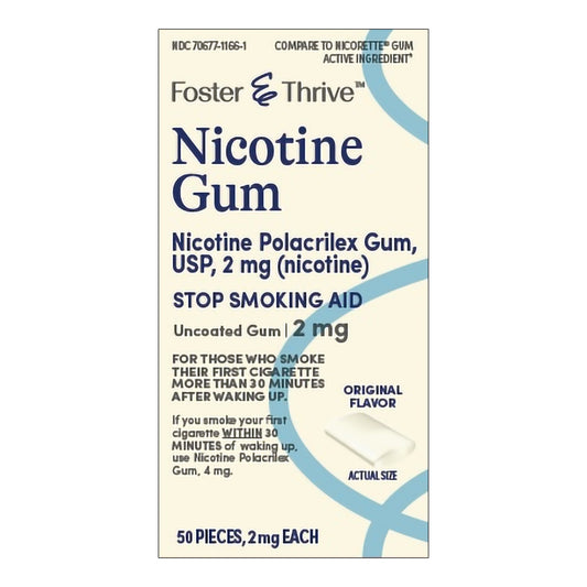 Stop Smoking Aid Foster & Thrive™ 2 mg Strength Gum