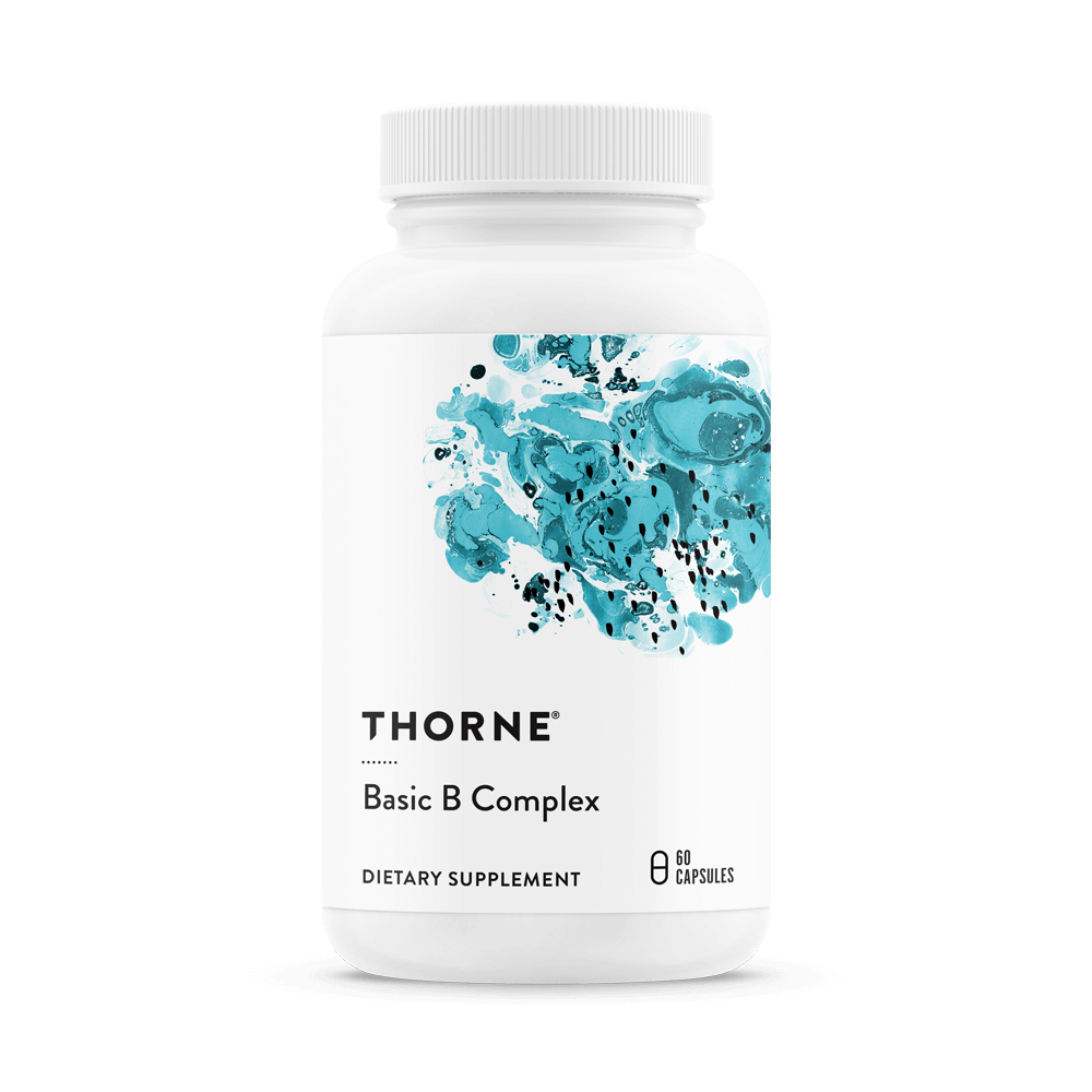 Dietary Supplement THORNE® Basic B Complex Thiamin 110 mg Strength Capsule 60 per Bottle