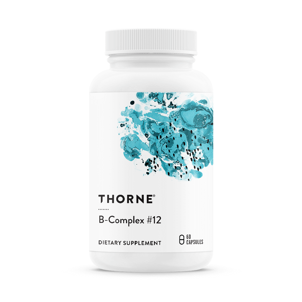 Dietary Supplement THORNE® B-Complex #12 Thiamin 40 mg Strength Capsule 60 per Bottle