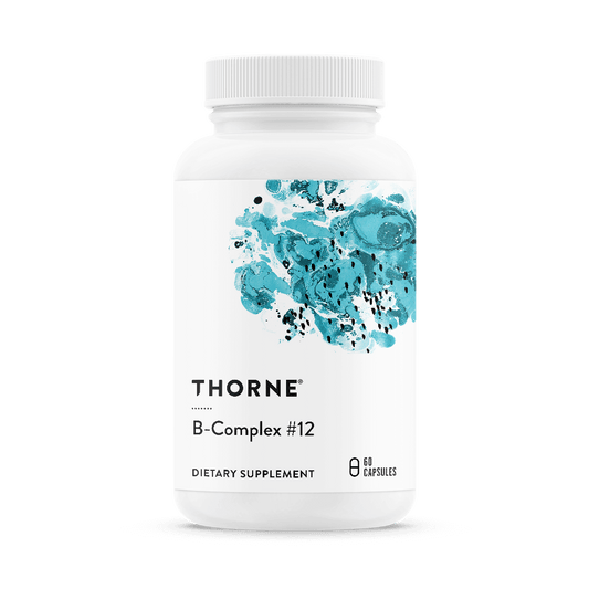 Dietary Supplement THORNE® B-Complex #12 Thiamin 40 mg Strength Capsule 60 per Bottle