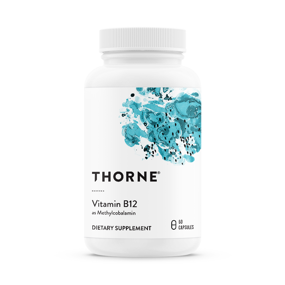 Vitamin Supplement THORNE® Vitamin B12 Vitamin B12 1 mg Strength Capsule 60 per Bottle