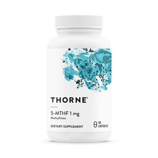 Dietary Supplement THORNE® 5-MTHF Folate 1 mg Strength Capsule 60 per Bottle
