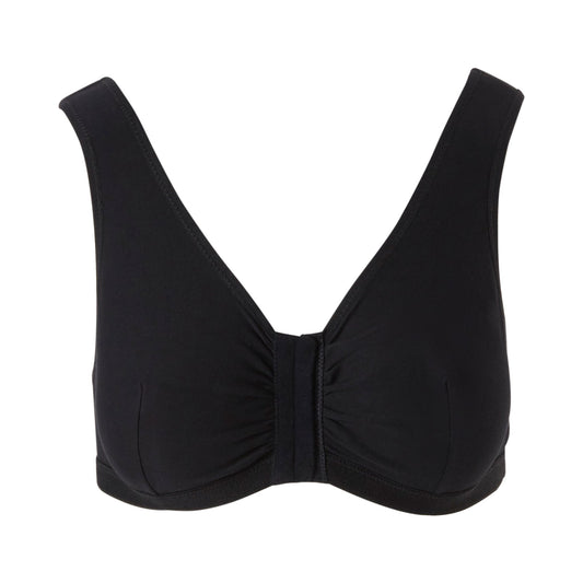 Post-Surgical Bra McKesson 36 Inch Chest Black Front Hook and Eye Closure Hook and Loop Shoulder Strap