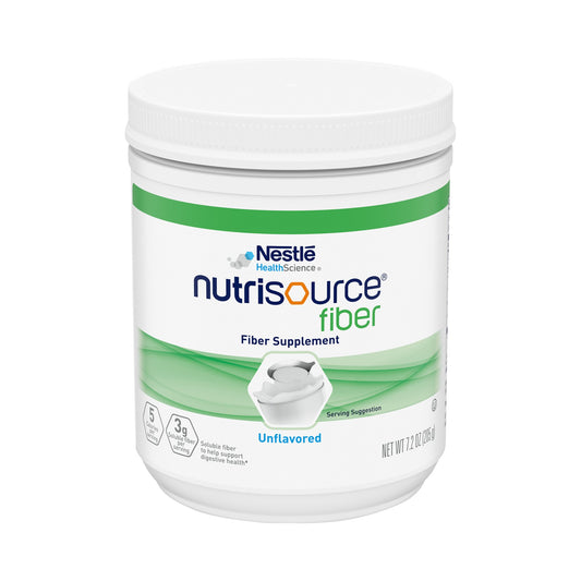 Oral Supplement Nutrisource® Fiber Unflavored Powder 7.2 oz. Canister