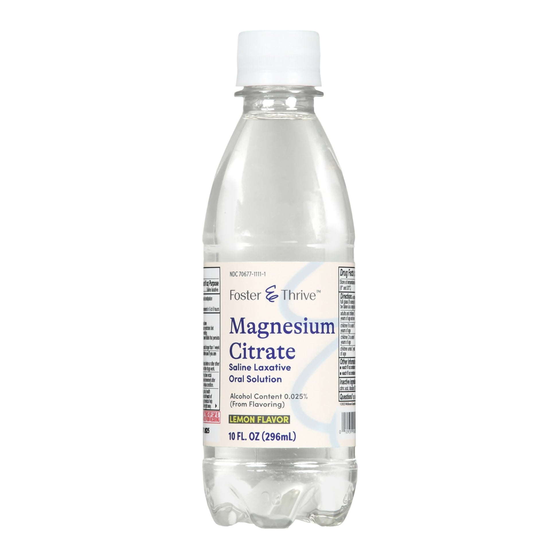 Laxative Foster & Thrive™ Lemon Flavor Liquid 10 oz. Magnesium Citrate