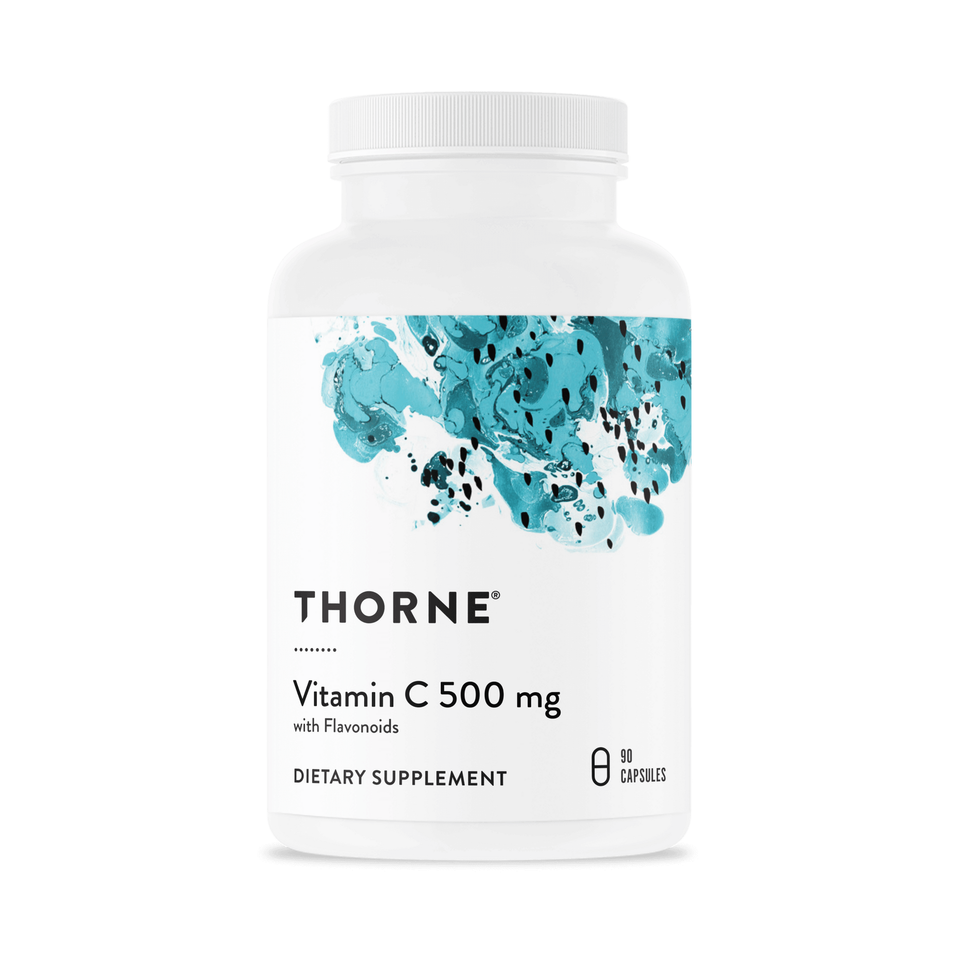 Dietary Supplement THORNE® Vitamin C with Flavonoids Vitamin C / Citrus Bioflavonoids 500 mg - 75 mg Strength Capsule 90 per Bottle