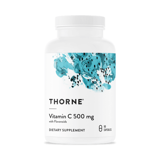 Dietary Supplement THORNE® Vitamin C with Flavonoids Vitamin C / Citrus Bioflavonoids 500 mg - 75 mg Strength Capsule 90 per Bottle